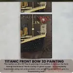 AJ044 Titanic Front Bow 3D Painting 